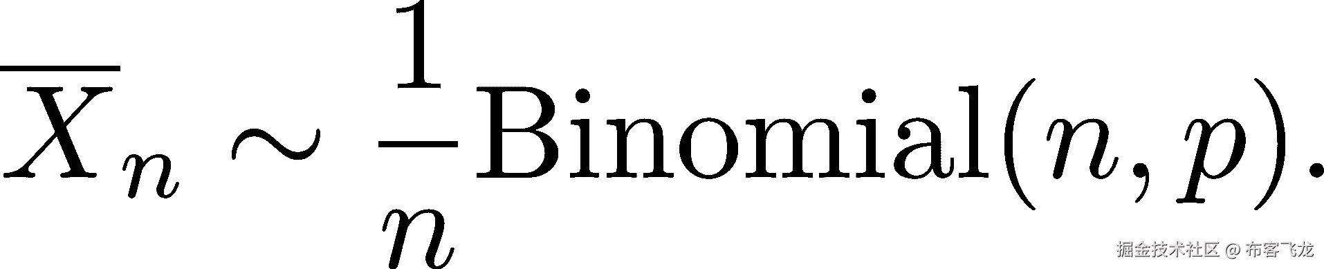 -- Xn ∼ 1Binomial(n,p). n 