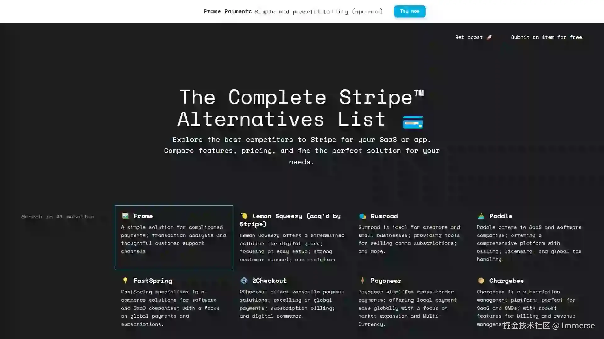 stripealternatives